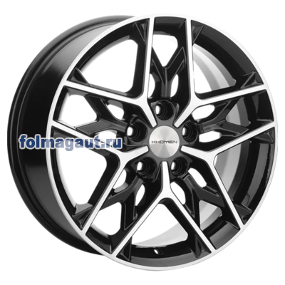  Khomen Wheels 7x17 5/114,3/53/67,1 Khomen Wheels KHW1709 BLACK FP . . (WHS525486) ()