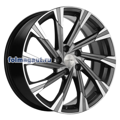  Khomen Wheels 7,5x19 5/108/33/60,1 Khomen Wheels KHW1901 GRAY FP . . (WHS519219) ()