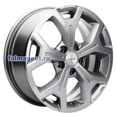  Khomen Wheels 7x17 5/108/33/60,1 Khomen Wheels KHW1710 GRAY . . (WHS518462) ()