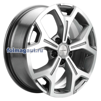  Khomen Wheels 7x17 5/108/33/60,1 Khomen Wheels KHW1710 GRAY FP . . (WHS525607) ()