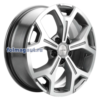  Khomen Wheels 7x17 5/114,3/37/66,5 Khomen Wheels KHW1710 GRAY FP . . (WHS521512) ()