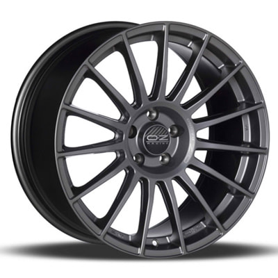  OZ Racing 8,5x19 5/108/45/75 OZ Racing SUPERTURISMO LM MATT RACE SILVER BLACK LETTERING . . (00018710) ()