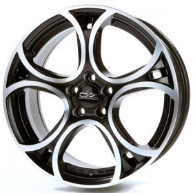  OZ Racing 7,5x17 5/112/35/75 OZ Racing Wave MATT BLACK DIAMOND CUT . . (00019184) ()