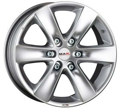  Mak 8x18 6/139,7/20/112 Mak Sierra HYPER SILVER . . (00022270) ()