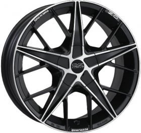  OZ Racing 7x16 4/98/37/68 OZ Racing Quaranta MATT BLACK DIAMOND CUT . . (00023681) ()