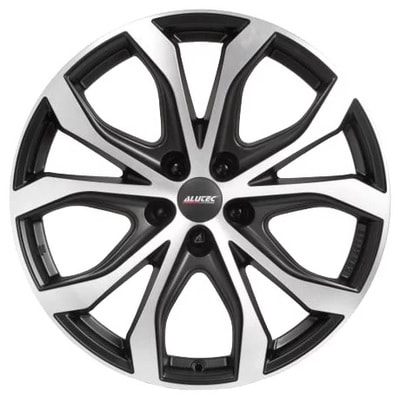  Alutec 8x18 5/130/53/71,5 Alutec W10X RACING BLACK FRONT POLISHED . . (00065109) ()