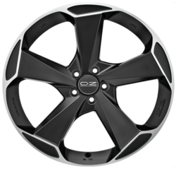  OZ Racing 9,5x20 5/112/33/79 OZ Racing ASPEN HLT MATT BLACK DIAMOND CUT . . (00075750) ()