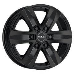  Mak 8x18 6/130/50/84,1 Mak STONE 6 GLOSS BLACK . . (00105643) ()