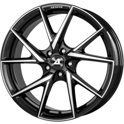  Alutec 8,5x19 5/108/48/70,1 Alutec ADX 01 DIAMOND BLACK FRONT POLISHED . . (00105833) ()