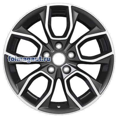  Khomen Wheels 7x17 5/114,3/48/67,1 Khomen Wheels KHW1713 BLACK FP . . (WHS525904) ()