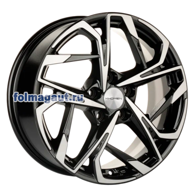  Khomen Wheels 7x17 5/110/40/67,1 Khomen Wheels KHW1716 BLACK FP . . (WHS518773) ()