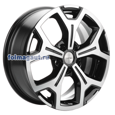  Khomen Wheels 6,5x17 5/112/50/66,6 Khomen Wheels KHW1710 BLACK FP . . (WHS519553) ()