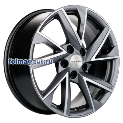  Khomen Wheels 7x17 5/110/40/67,1 Khomen Wheels KHW1714 GRAY FP . . (WHS526708) ()