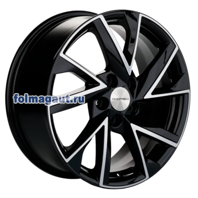  Khomen Wheels 7x17 5/110/40/67,1 Khomen Wheels KHW1714 BLACK FP . . (WHS519138) ()