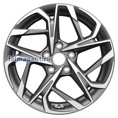  Khomen Wheels 7x17 5/110/40/67,1 Khomen Wheels KHW1716 GRAY FP . . (WHS526032) ()