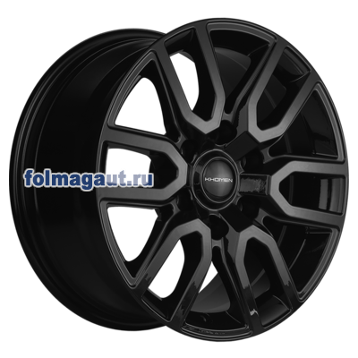  Khomen Wheels 8x17 6/139,7/38/67,1 Khomen Wheels KHW1723 BLACK . . (WHS526711) ()