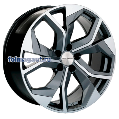  Khomen Wheels 8,5x20 5/114,3/30/60,1 Khomen Wheels KHW2006 GRAY FP . . (WHS500888) ()