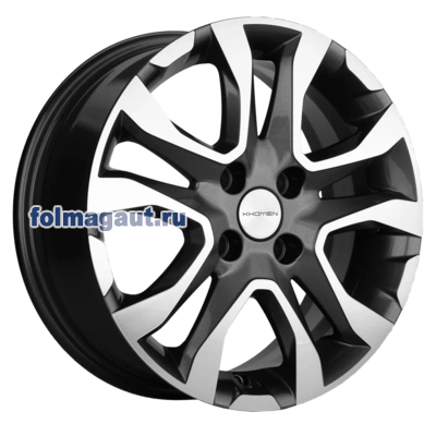  Khomen Wheels 6x15 4/100/40/60,1 Khomen Wheels KHW1503 BLACK FP . . (WHS508464) ()