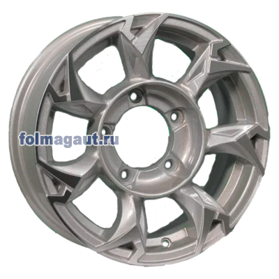  Khomen Wheels 5,5x15 5/139,7/5/108,1 Khomen Wheels KHW1505 F/SILVER FP . . (WHS511519) ()