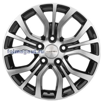  Khomen Wheels 6,5x16 5/108/45/60,1 Khomen Wheels KHW1608 BLACK FP . . (WHS527710) ()