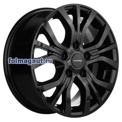  Khomen Wheels 6,5x16 5/112/40/66,6 Khomen Wheels KHW1608 BLACK . . (WHS527944) ()