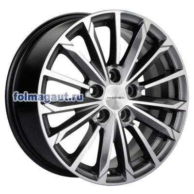  Khomen Wheels 6,5x16 5/114,3/45/67,1 Khomen Wheels KHW1611 G/ SILVER FP . . (WHS501208) ()